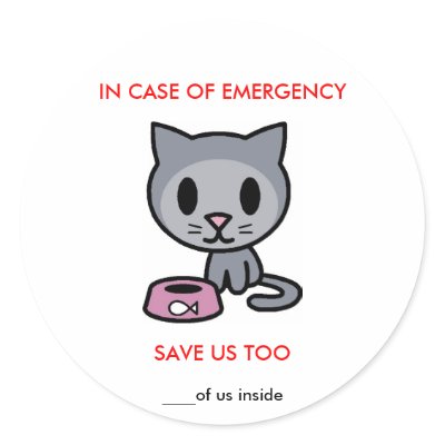 Save Cat Proceeds go to the Animal Shelter Sticker