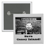 Save Coney Island! Square Button