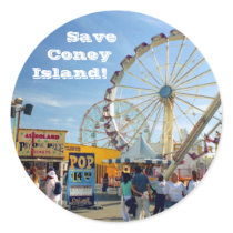 Save Coney Island! Stickers by lizadeyphoto Save Coney Island! Stickers
