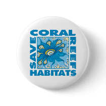 Save Coral Reefs Buttons