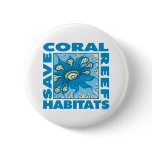 Save Coral Reefs Buttons