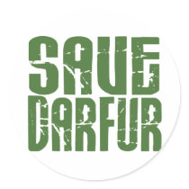 Save Darfur 4 stickers by awarenessgifts Save Darfur 4 stickers