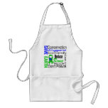 Save Earth Environment Awareness Collage Aprons