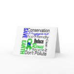 Save Earth Environment Awareness Collage cards