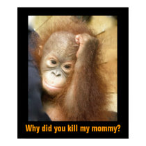 Save Endangered Wildlife Poster posters by Rebecca_Reeder Save Endangered Wildlife Poster posters