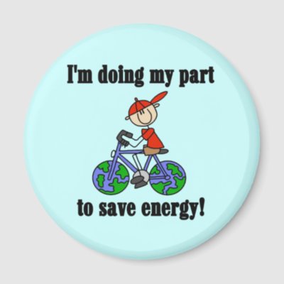 Save Energy on Save Energy Environmental Tshirts And Gifts Refrigerator Magnet From