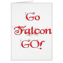 Save Falcon Balloon Boy Fly Greeting Card