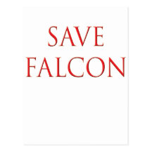 Save Falcon Balloon Boy Fly Postcard