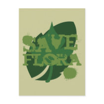Save Flora postcards