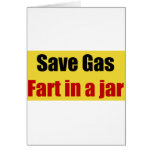 Save Gas Fart In A Jar cards