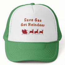 save gas  get reindeer hat
