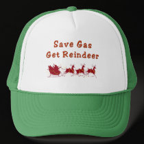 save gas  get reindeer hat