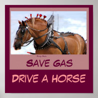 Save Gas Poster