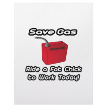 Save Gas...Ride a Fat Chick To Work Today! Personalized Letterhead