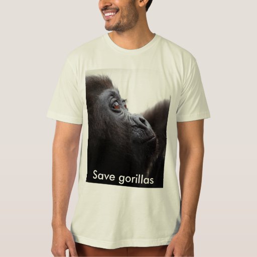 Save gorillas TShirt Zazzle
