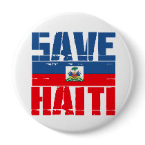 SAVE HAITI buttons by Politicaltshirts SAVE HAITI buttons