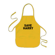 Save Harry apron by bonoporter Save Harry apron
