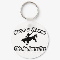 Save Horse, Ride Australian keychains by Australian_Pride Save Horse, Ride Australian keychains