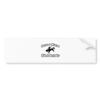 Save Horse, Ride Bartender bumper stickers