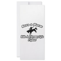 Save Horse, Ride Fibromyalgia Fighter rack cards