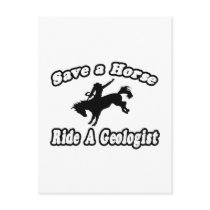 Save Horse, Ride Geologist postcards