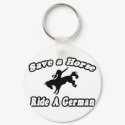 Save Horse, Ride German keychains by German_Pride_Shirts Save Horse, Ride German keychains