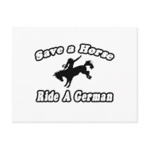 Save Horse, Ride German postcards