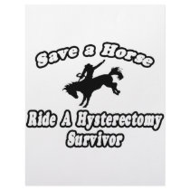 Save Horse, Ride Hysterectomy Survivor letterhead by Hysterectomy_Shirts Save Horse, Ride Hysterectomy Survivor letterhead