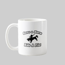 Save Horse, Ride Pilot Coffee Mugs