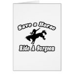 Save Horse. Ride Surgeon Cards