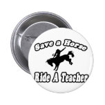 Save Horse, Ride Teacher Buttons