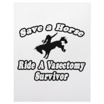 Save Horse, Ride Vasectomy Survivor Custom Letterhead