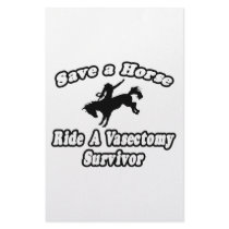 Save Horse, Ride Vasectomy Survivor Personalized Stationery