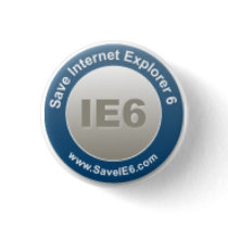 Save IE6 badge Pin