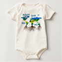 SAVE IT Earth Tree ORGANIC Baby Benefit Onesie t-shirts