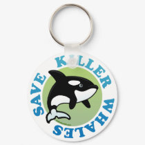 Save Killer Whales keychains