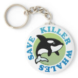 Save Killer Whales Keychains