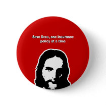 Save lives, one insurance policy at a time buttons