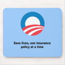 Save lives, one insurance policy at a time mouse pads