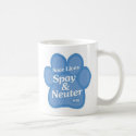 Save Lives, Spay & Neuter Mug by PETA Save Lives, Spay & Neuter Mug
