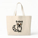 "SAVE" LUNA the LEMUR Canvas Bag