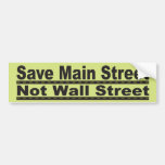 Save Main Street Bumper Sticker