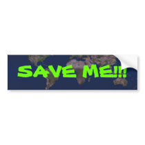 SAVE ME!!! bumper stickers by CreativelyCME SAVE ME!!! bumper stickers
