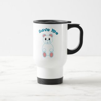 Save Me Polar Bear Mug