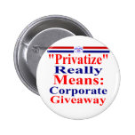 Save Medicare From Corporate Greed Button