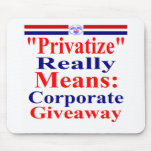Save Medicare From Corporate Greed Mouse Pads