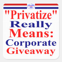 Save Medicare From Corporate Greed Stickers