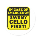 Save My Cello Sticker