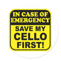 Save My Cello stickers