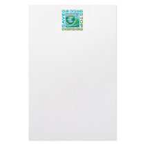 Save Oceans Stationery Paper